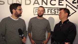 Producers Jay Van Hoy, Lars Knudsen, and Fredrik Malmberg at Sundance