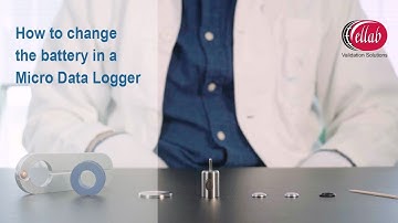 How to change the battery in a TrackSense Micro Logger