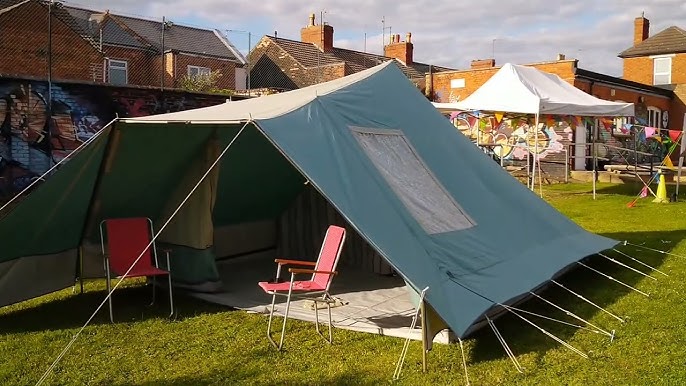 Auroch metaal Ongedaan maken De Wit Vis a Vis canvas tent - YouTube