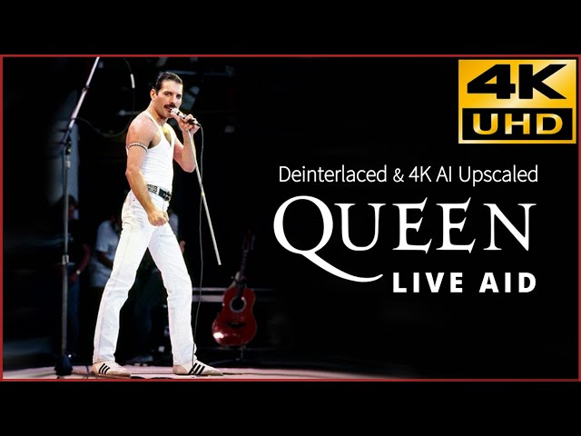 Live Aid- Queen 1985 4K u0026 HQ Sound class=