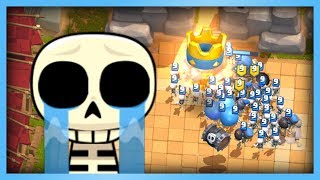 ON TROLL AVEC UN DECK FULL SQUELETTES !! - Clash Royale