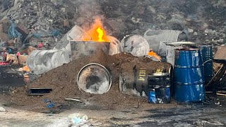 WATCH: Explosion that prosecutors allege was caused by illegal dumping of chemicals