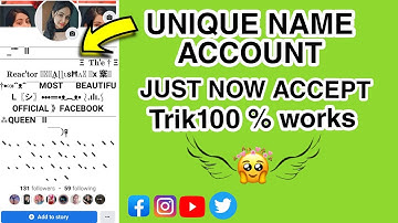 New reactor unique facebook name022 complete #facebookuniquenameaccount2022