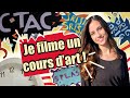 Je filme un cours darts plastiques  onomatopee en 3d