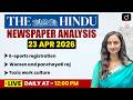 The Hindu Analysis | 23 April 2026 | Current Affairs | UPSC | Drishti IAS English
