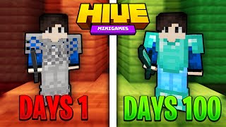 I spent 100 days in Hive Skywars...
