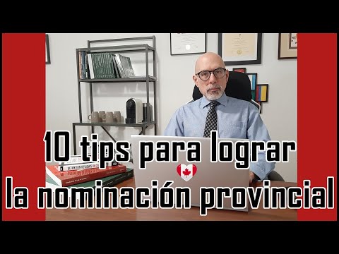 Video: ¿Qué programa de nominación provincial es más fácil?