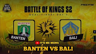 BANTEN VS BALI MATCH PERTAMA BATTLE OF KINGS