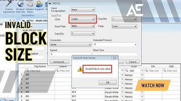 Invalid Block Size Error | indusoft web studio | IWS8.1SP3 error