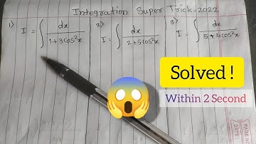 Integration Shortcut Trick ( Ans within Sec ) For jee,nda, airforce,class11-12 ( Part - 4 )
