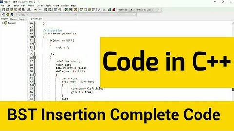 Binary Search Tree (BST) Insertion Complete Code | BST Traversal | Hindi/Urdu | Gifted Tutor