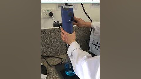 How to use - IKA Ultra Turrax Homogenizer T25