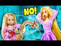RAPUNZEL GETS A HAIRCUT AND LOSES HER POWERS! 😱 SHE’S SAD 😢