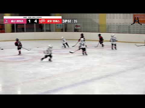 LIVE l 울산 래빗츠 vs 포항 엔젤스 I 2025-2026 JJHL U-8 DIV3
