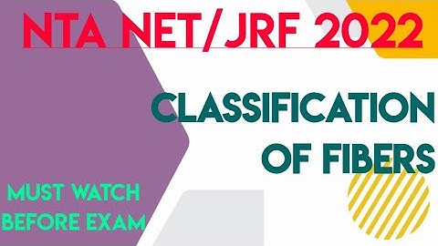 Classification of Fibers | Trace Evidences | Important for NTA NET/JRF 2022 | @Savvy Forensics