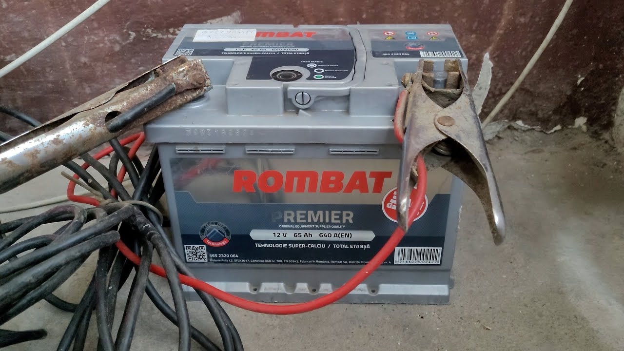 Cum incarc BATERIA auto cu redresorul
