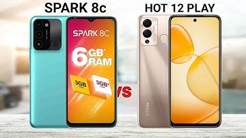 Tecno Spark 8c vs Infinix Hot 12 Play