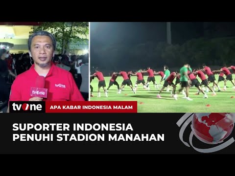 Antusias Suporter Jelang Pertandingan Indonesia vs Turkmenistan | AKIM tvOne