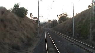 Metrorail train underway to Stanger from Durban in SA
