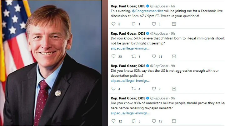 Rep. Gosar faces controversy over immigration tweet