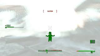 Fallout 4: Throwing a Yangtze Homing beacon in Diamond City