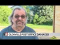 Glenville Post Office closed after car crashes into it
