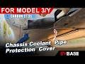 🚗💪Protect Your Tesla Model Y/ 3 Like a Pro! 🛡️ Coolant Line Guard Install &amp; Review