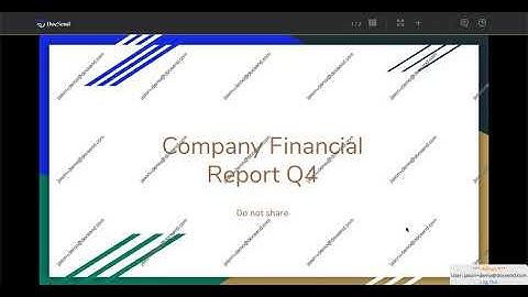 DocSend, Dynamic Watermark