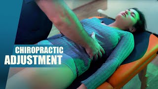 Chiropractic Adjustment Pretty Margo Whole Body Cracking Lumbodynia