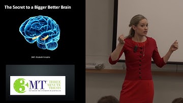 Elizabeth Forsythe: The secret to a bigger, better brain (3 Minute Thesis)