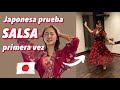 ¿Cómo Japonesa baila Salsa 💃 primera vez ?