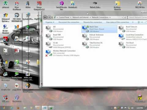 Laptop and PC Wifi Access hotspot via 3G modem windows 7 by ednacell