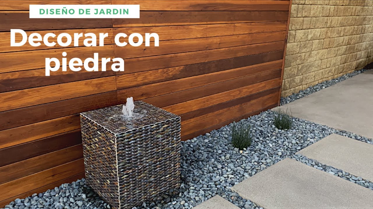 vacío educador Dictadura Como decorar con piedra | Diseño de jardines y patios - YouTube