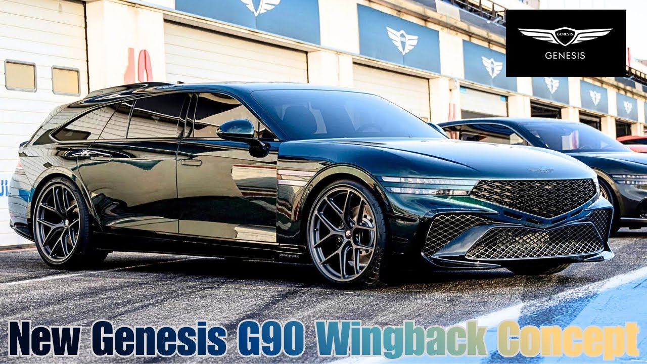 Отличается спортивным обвесом Magma и уникальным дизайном задней части. Genesis G90 Wingback Concept