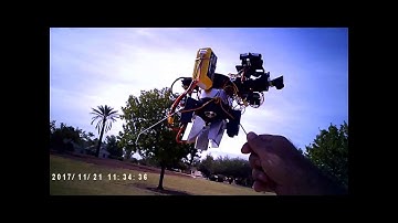 THRUST VECTORING IR SCANNER - GPS - SONAR COMBINATION TEST - MONOPHAN MONOBOT