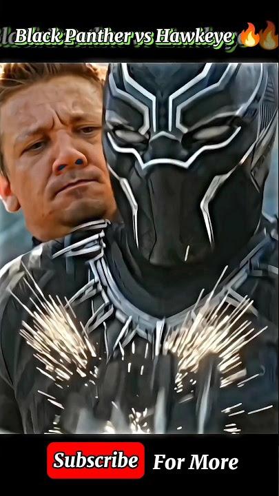 Hawkeye vs Black Panther🔥|| Black Panther Edit || #shorts #blackpanther #hawkeye #avengers #marvel