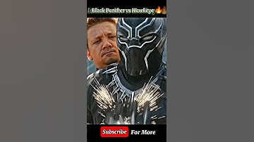 Hawkeye vs Black Panther🔥|| Black Panther Edit || #shorts #blackpanther #hawkeye #avengers #marvel