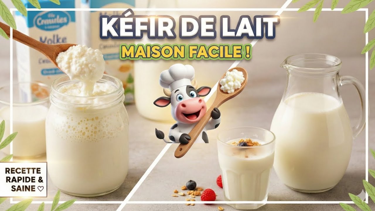 Kéfir de Lait Maison : La Recette Facile & Inratable ! 🥛 (Tuto Guide 2026)