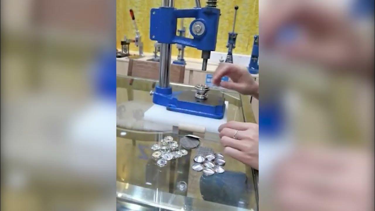How to Use a Button Cover Machine YouTube
