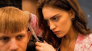 💈Professional Lady Barber Daria Delivers Perfect Haircut & Grooming Routine