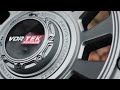 Vortek Off-Road Wheel: VRD-702 Matte Titanium Black Bead Ring