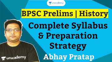 Syllabus, Preparation Strategy for 66th BPSC Prelims | History for BPSC 2020