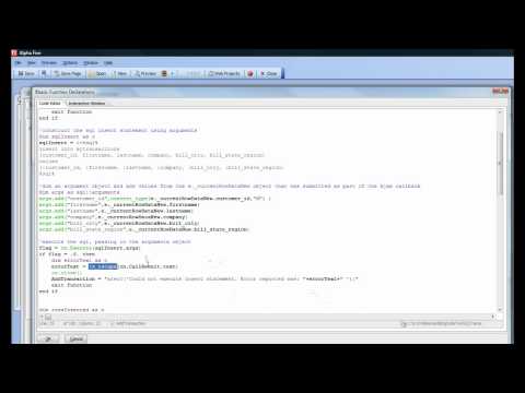 V11 Using a User-Defined Ajax Callback to Add Records to a "Transaction Table" Part 2