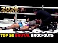 Top 50 Brutal Knockouts Januar 2026 2 Muay Thai MMA Boxen