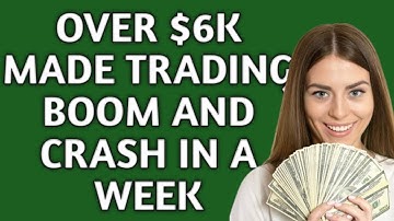 🔴 HOW I MADE OVER $6,000 IN 7 DAYS TRADING BOOM AND CRASH WITH THE 3M TREND MILKER  | Binary.com