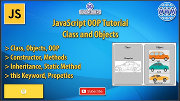 JavaScript OOP Class and Objects Tutorial | Basics | Constructor | Static Method | Inheritance