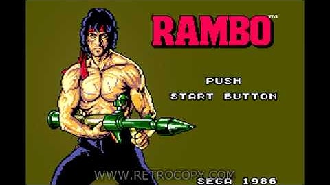Rambo - First Blood: Part II (Sega Master System) - RetroCopy Intro