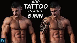 Add Amazing Tattoos With Photoshop by Mr. Photoshoper. screenshot 3