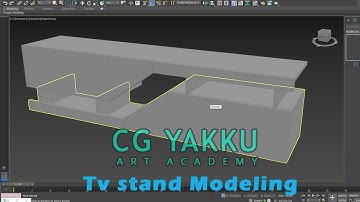 Tv stand Modeling - 3Ds max