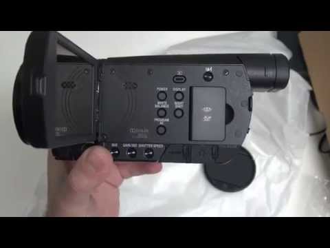 Sony FDR-AX100 Unboxing